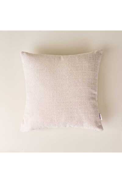 Evidea Soft Alba Throw Pillow - Ecru - 45X45 cm