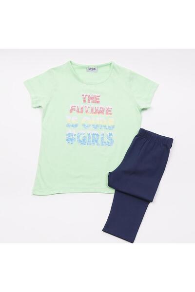 TRAX Σετ κάπρι κορίτσι "The future is ours girls" λαχανί