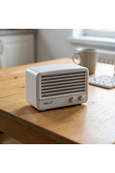 DeaL Boxă Bluetooth Retro cu Lumini Ambientale — Sunet de Calitate 5W 🎶 ✨