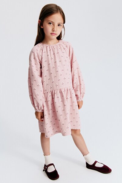 H&M Pamuklu Muslin Elbise