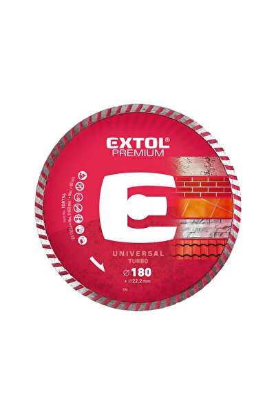 Extol Premium Disc diamantat turbo, EXTOL PREMIUM, 108754, 180x22.2x2.5mm, 86...