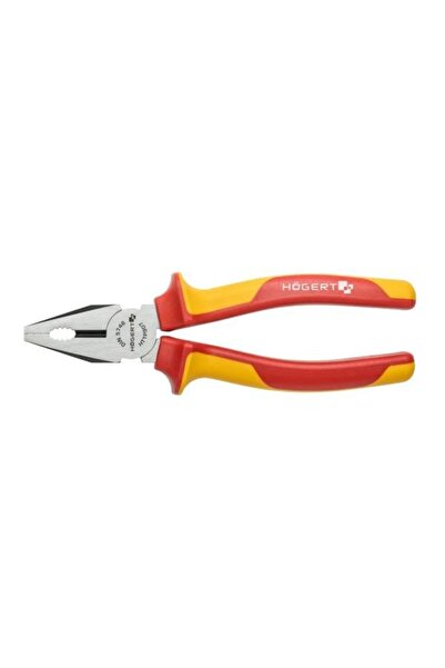 Hogert Insulated combination pliers 200 mm, Hogert, 1000V VDE, CrV steel, HT1...
