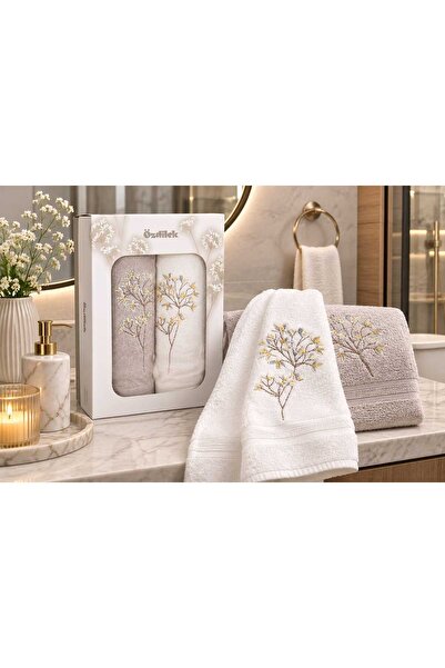 Özdilek Michela 2-Piece Boxed Towel Set