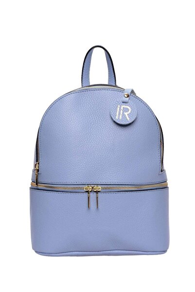 SimpleFind Isabella Rhea Geanta piele -Merit-Albastru deschis,Rucsac piele na...