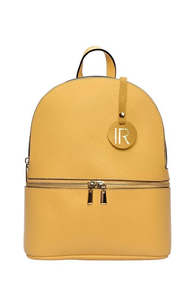SimpleFind Isabella Rhea Geanta piele -Merit-Galben,Rucsac piele naturala, po...