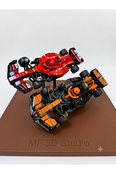 MF3D STUDIO F1 Speed Champions 2 li Sergileme Standı- Yarış Arabası Standı