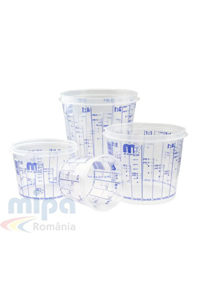 MIPA Cupă gradată pentru amestecarea vopselei 750ml - Set de 50 de bucăți