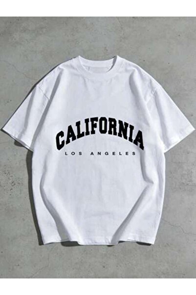 23ERVA 1pc Womens California Los Angeles Graphic TshirtCotton 180gsm.Printed ...