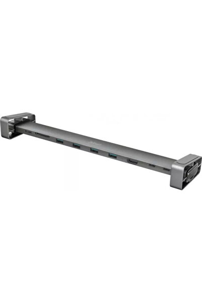 Trust Stație de andocare Dalyx 10 în 1 USB-C, suport integrat pentru laptop, ...