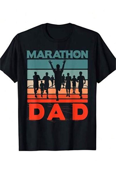 23ERVA 1pc Womens Marathon Runner Dad TshirtCotton 180gsm.Printed Tee.Unisex ...