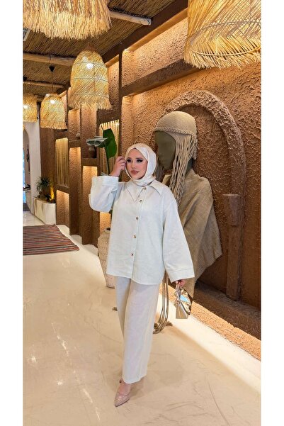 Madonna Keten Karışım Takım