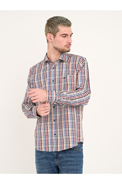 Lee Cooper - Camasa barbat cu maneca lunga si carouri