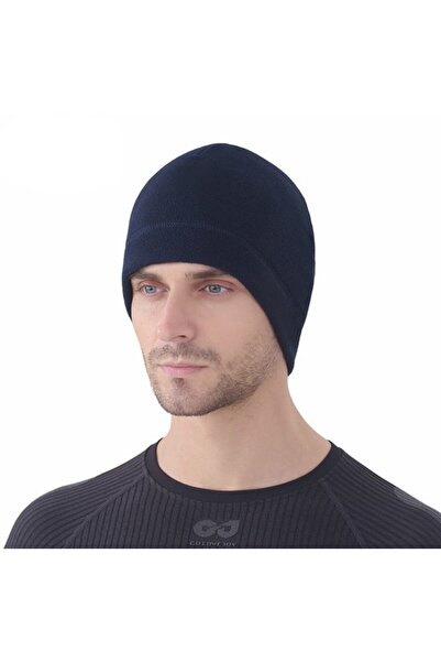 STARSTAR Tactical cap dark blue microfiber fleece warm winter.