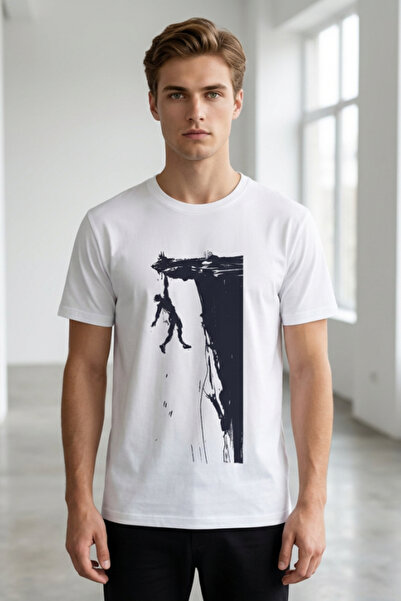 OEM Tricou bărbătesc cu imprimeu grafic modern, TG-85