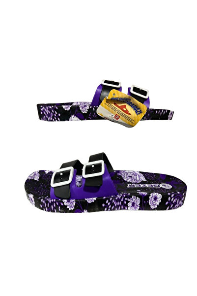 GEZER -- Women's Patterned Double Buckle Non-Slip Sole Pool Beach Sea Daily W...
