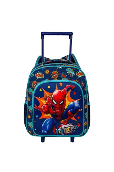 OEM Rucsac - Troler pentru grădiniță Albastru Spiderman 3D
