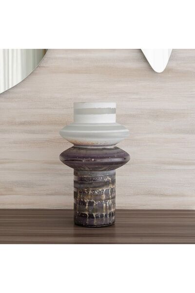 Generic Ember Glass Vase - Short