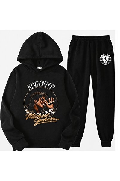 SVART WEAR Set de hanorac și pantaloni de trening pentru copii cu imprimeu Mi...