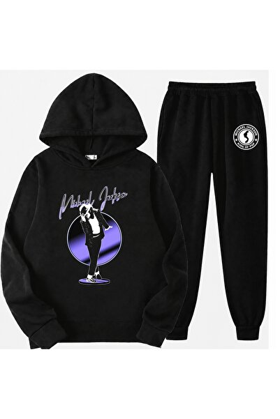 SVART WEAR Set de hanorac și pantaloni de trening pentru copii cu imprimeu Mi...