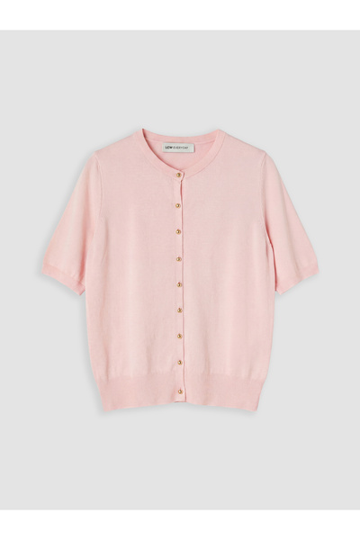 LC Waikiki Cardigan tricotat de damă cu guler rotund