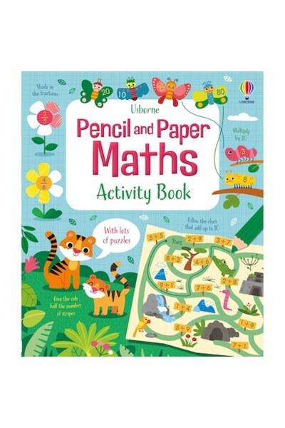 Usborne Carte de activități distractive de matematică. Caiete de activități d...