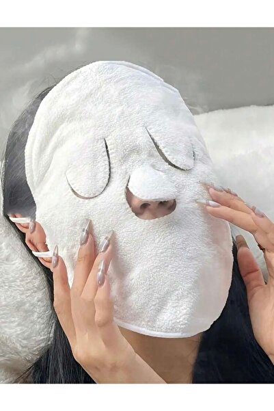 Generic Brand 2Pcs Reusable Face Mask Towel for Skin Care & Spa - Soft Microf...