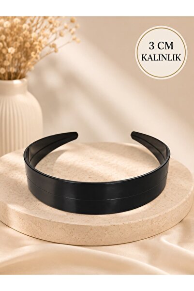 DUCK HOBY 3 cm Wide (2 Pieces) Plastic Raw Crown Black Color, Empty Crown