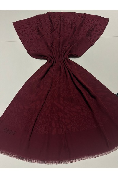 ipekevi Four Seasons Vahra Patterned Shawl Bordo