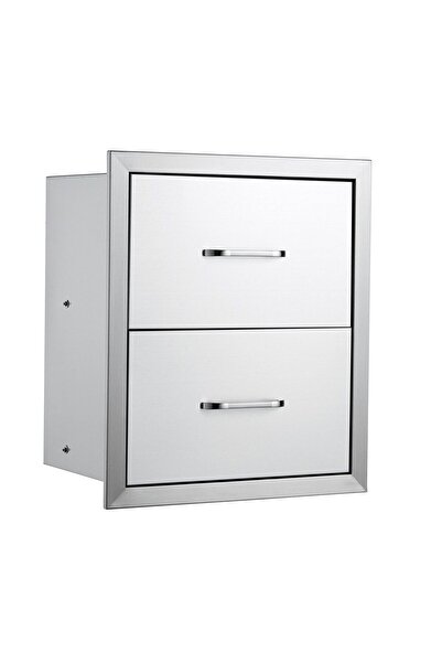 Vivatechnix Sertare pentru bucatarie in aer liber, Otel inoxidabil, 451x514x3...