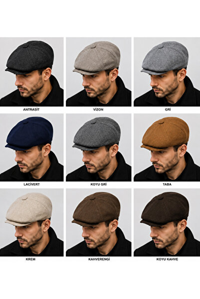 Generic Brand Wool Blend Cashmere Men's Beanie Hat