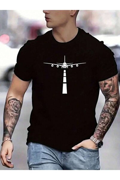2BIR 's Sports Round Neck Comfortable T-Shirt Fashion Retro Men's Cotton Shor...