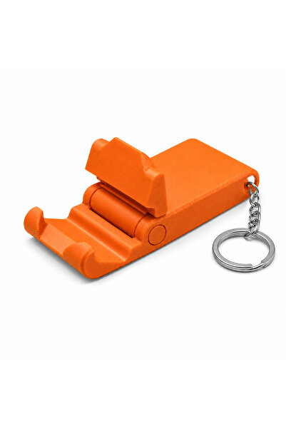 Choice3 1pcs Orange Rafford Foldable Keychain Phone Stand, Portable Pocket Mo...