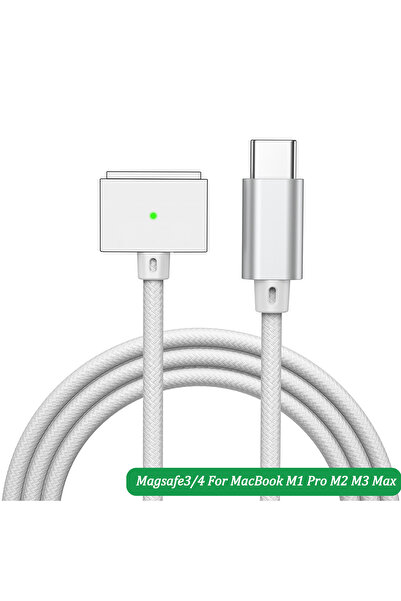 Choice 2m(6.6ft) Space Gray AUFU 2M PD140W Type-C to Magsafe 3 4 for Laptop F...