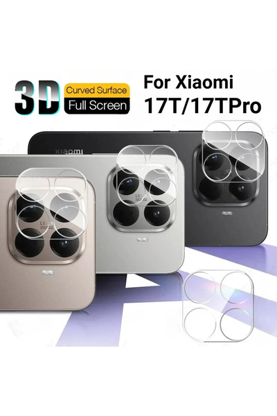 Choice19 For Xiaomi 17T 3 Pieces Tempered glass 1-3Pcs High Definition 3D Tem...