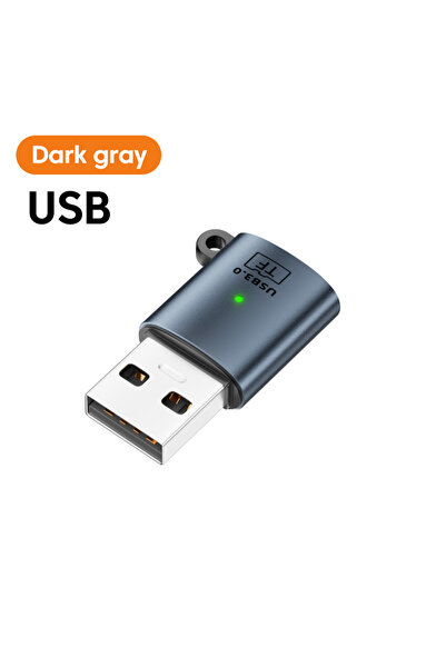 Choice3 USB Dark Gray Mini USB3.0 Type C To TF Card Reader Memory Adapter 5Gb...