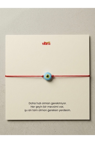 Özşefkat Serisi Kırmızı İp Bileklik Hediyelik Model No:2