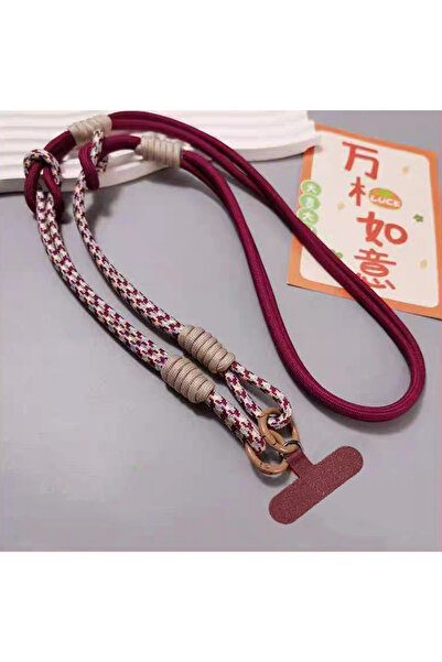Choice Polyester / Nylon Red 3 in 1 120cm Crossbody Mobile Phone Hanging Rope...