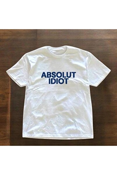 Vordevia Μπλουζάκι Absolut Idiot από βαμβάκι με στάμπα, σε μεγάλο μέγεθος
