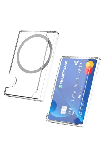 Choice Transparent Magnetic Wallet Magnetic Phone Case Strong Adsorption Stor...