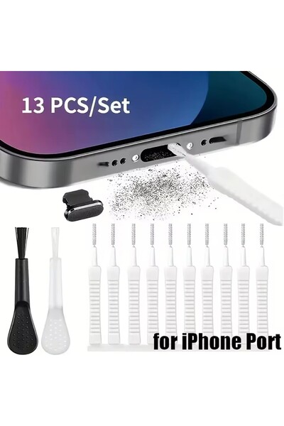 choice2 For IOS Mobile Phone Speaker Charging Port Cleaning Set Dust Plug for...