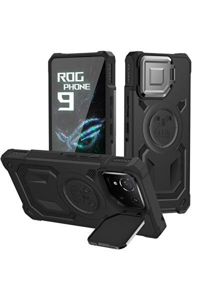 Choice8 Asus ROG Phone 9 Black Black/Blue/Red Armor Case for Asus ROG Phone 9...