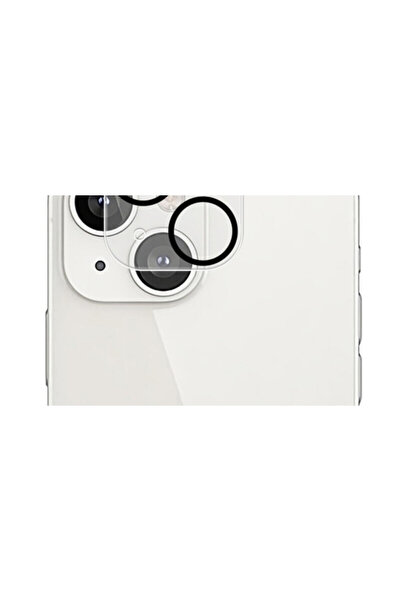 Lito S+ Προστατευτικό Γυαλί Κάμερας - iPhone 14 / 14 Plus - Μαύρο/Διαφανές