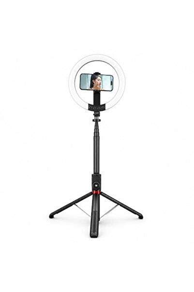 OEM Selfie stick cu trepied și inel luminos LED de 10 inch, extensibil până l...