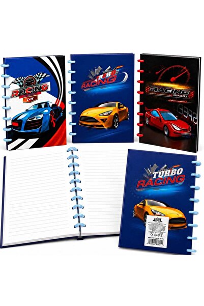 JML Caiet A5 cu sistem de discuri 21x16cm, Copertă lucioasă Racing, Caiet de ...