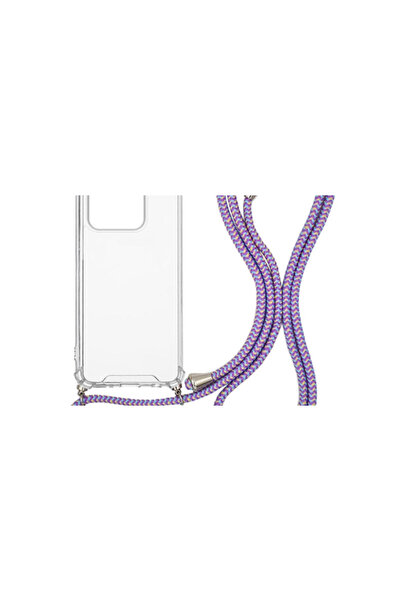Xiaomi Θήκη Σιλικόνης με Κορδόνι Sonique Armor Διαφανής 13 Pro 5G Rainbow Lilac