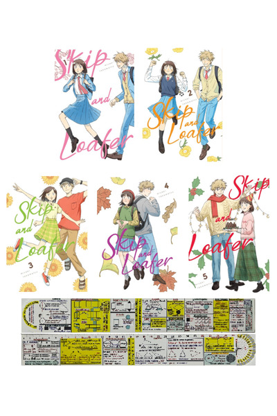 Kayıp Kıta Yayınları Skip and Loafer 1-2-3-4-5. Ciltler Manga Seti + Özel Cetvel