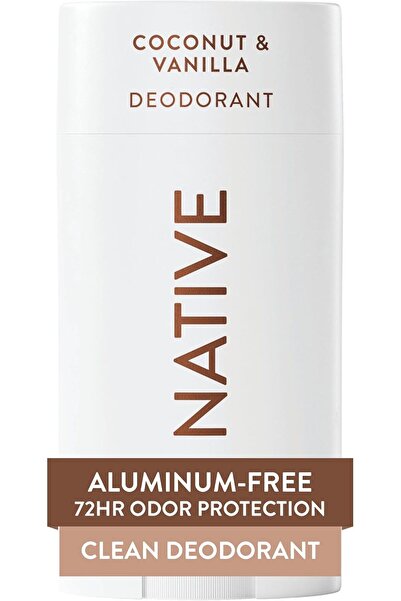 Native Deodorant Stick with Coconut & Vanilla Scent for Unisex, 75 ml, Alumin...