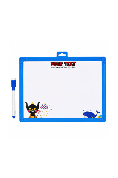 Lacoz 2in1 Drawing and Learning Board Double Sided Reusable Writing & Alphabe...
