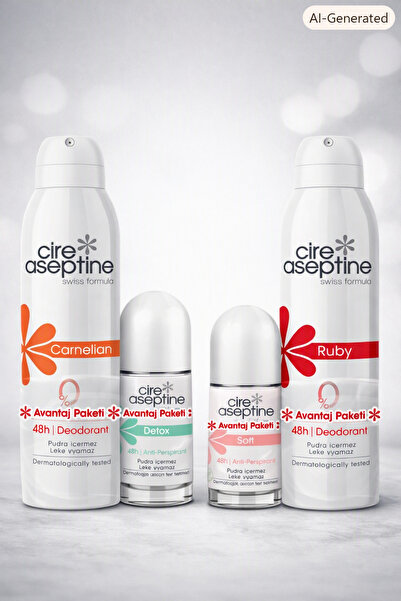 CIRE ASEPTINE 2 Lİ SET CARNELIAN + RUBY DEO SOFT ROLL-ON