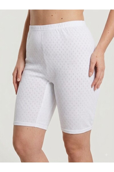 Şahin 6 Pieces 100% Cotton Above Knee Jacquard Houndstooth Plus Size Women's ...